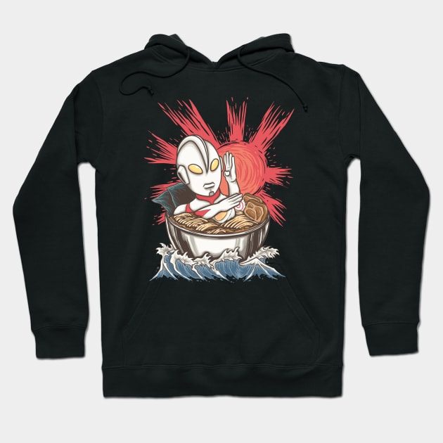 ultraman ramen Hoodie by opoyostudio